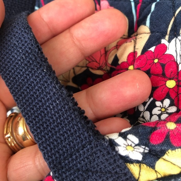 Vera Bradley Retired Multi Color Floral Quilt Medium Backpack - Picture 12 of 16